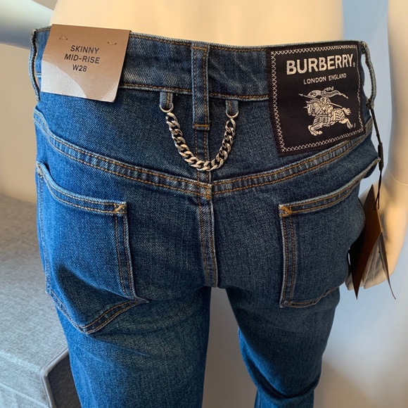 Burberry straight-leg mid-rise jeans - Picture 8 of 16